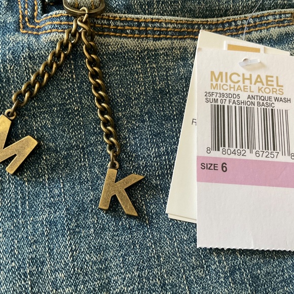 MICHAEL KORS womens jeans - size 6 - Picture 7 of 9